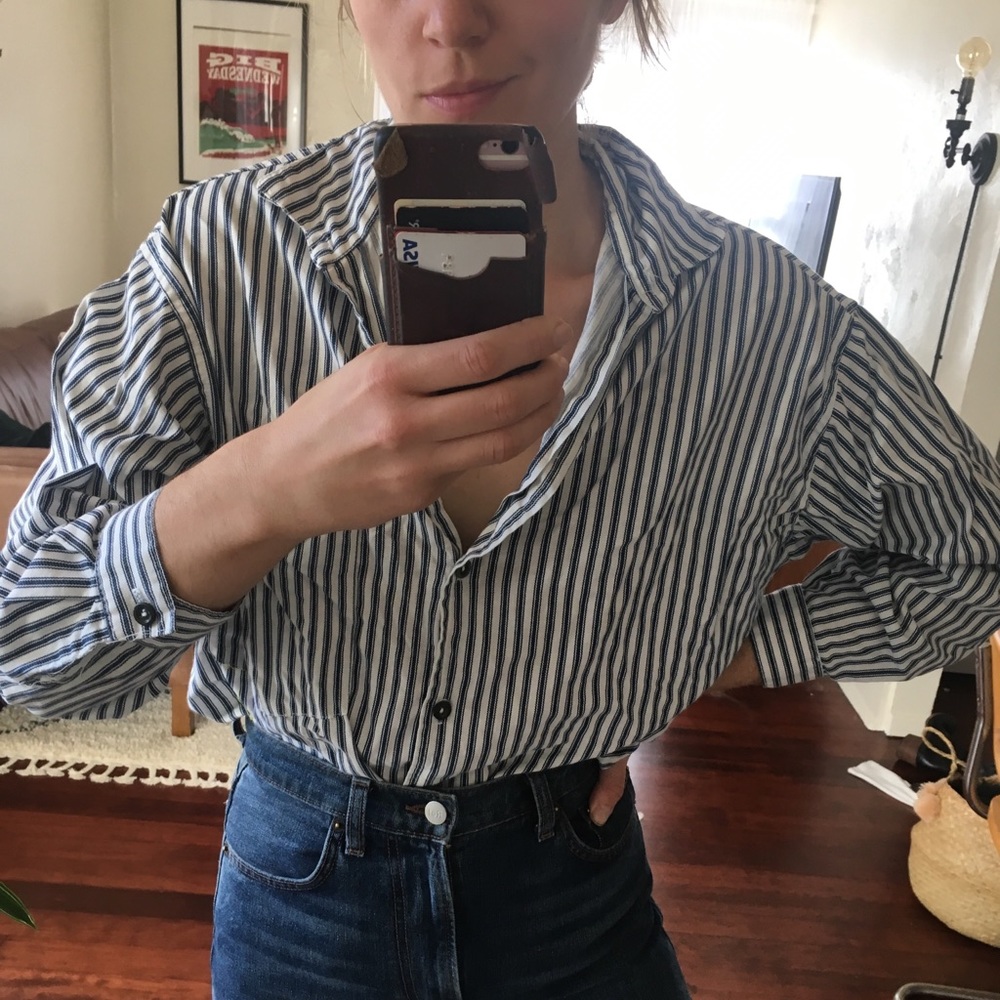 Striped vintage work shirt